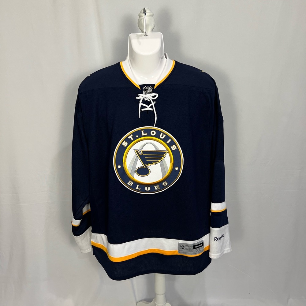 Reebok St. Louis Blues NHL Lace-Up Hockey Jersey